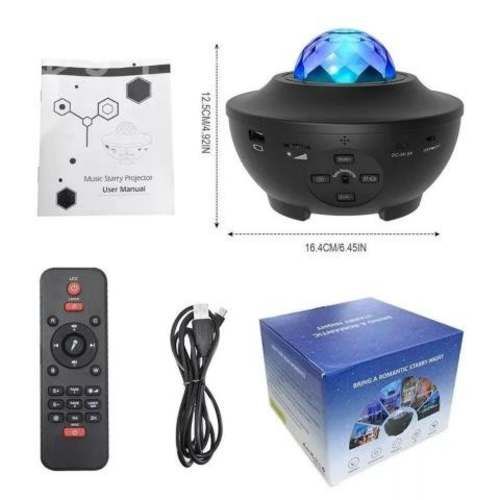 Proyector Galaxia Estrellas Led Y Sonido Bluetooth