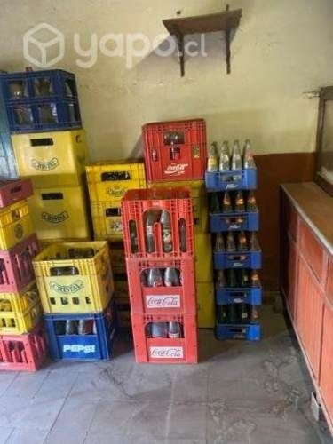 Jabas de bebidas y cervezas