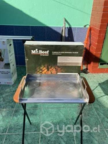 Plancha de acero inoxidable 45x28 Mr Beef