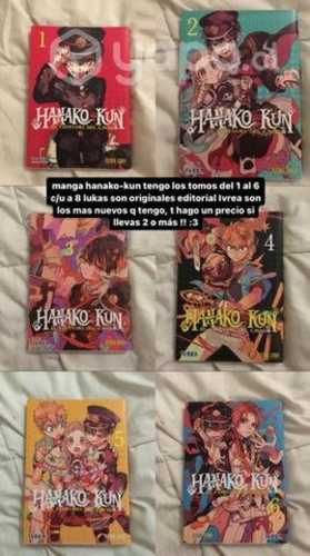 Manga Hanako Kun Tomos del 1 a 6