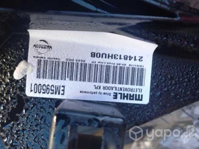 Electroventilador NUEVO ORIGINAL Nissan Versa 2018