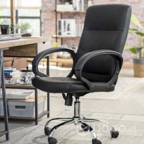 Sillón Ejecutivo Gerencial Alto Negro Embalado