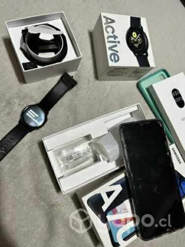 Samsung galaxy A70 y galaxy watch Active