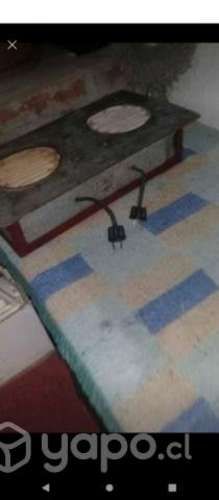 Anafe antigua funcionando 2 paneles