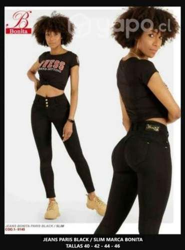 Jeans modelo Paris Black marca Bonita Jeans