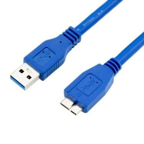 Cable USB 3.0 macho a micro USB 3.0 color azul