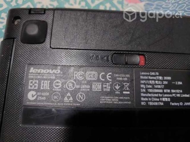 Notebook lenovo