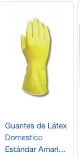 Guantes látex uso doméstico