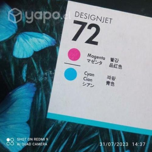 Cabezal HP 72 Magenta cyan original