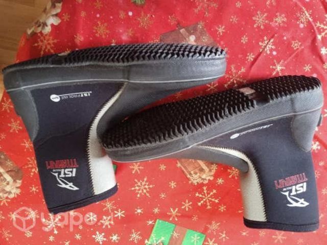 Guantes y zapatos de buzo, varón