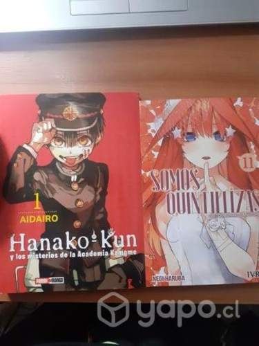 Mangas de hanako-kun y quitillizas
