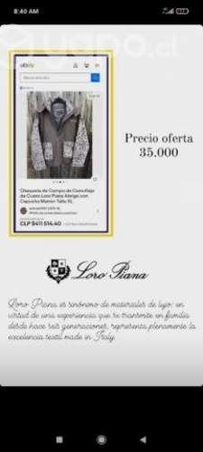 Chaqueta Loro Piana