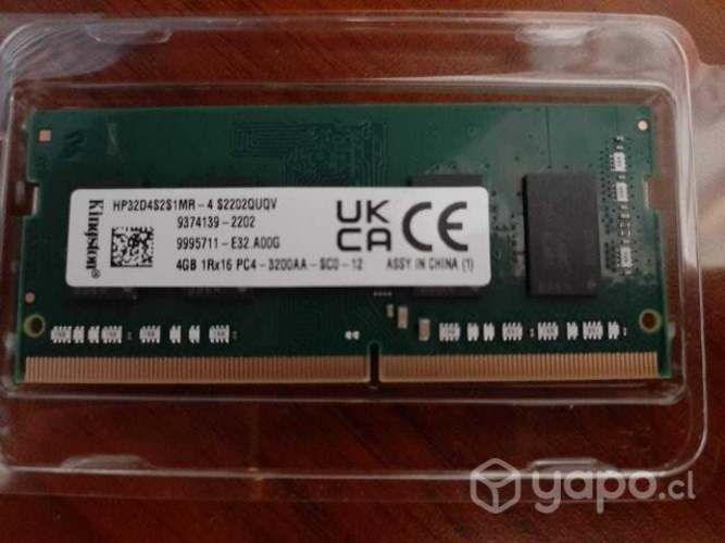 2x4 Gb memoria Ram DDR4 3200 MHz