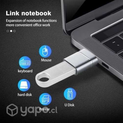 Adatador usb-c a usb 3.0 otg