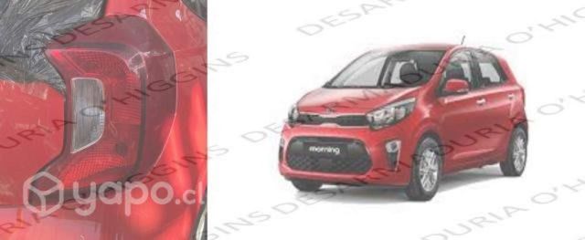 Kia Morning 2022 Foco Trasero
