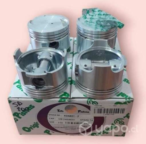Juego de pistones chevrolet spark 800. 0.50mm,