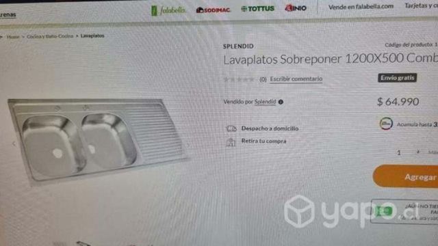 Lavaplatos nuevo sin uso