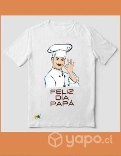 Poleras tacto algodón Día del Padre
