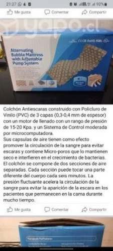 Colchón antiescaras