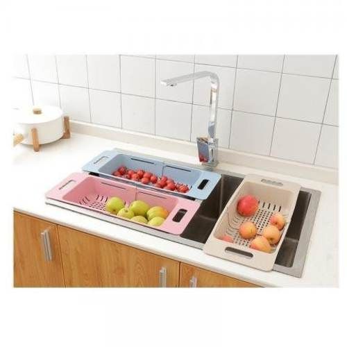 Colador Extensible Lavaplato Cesta Cocina Fruta
