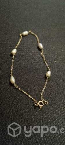 Pulsera de oro 18k mujer