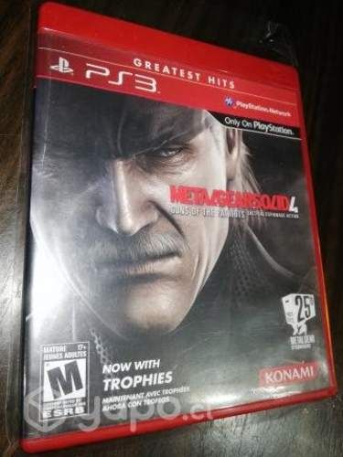 Metal gear solid 4. ps3. subtitulado en español.