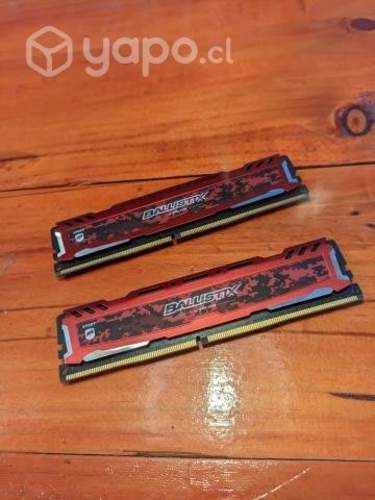 Memorias RAM 2x4GB 2666MHz