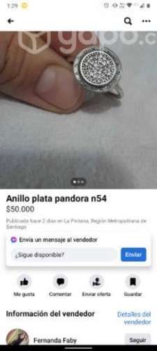 Anillo Pandora