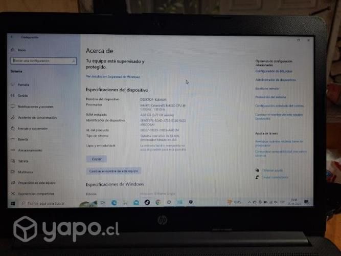 Notebook hp 240 G7 i3