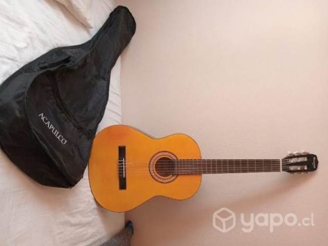 Guitarra vizcaya con su estuche muy poco uso