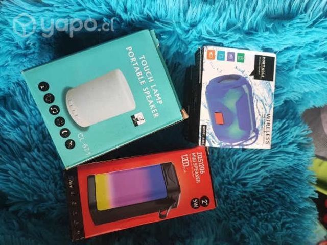 Parlantes portatiles Recargables