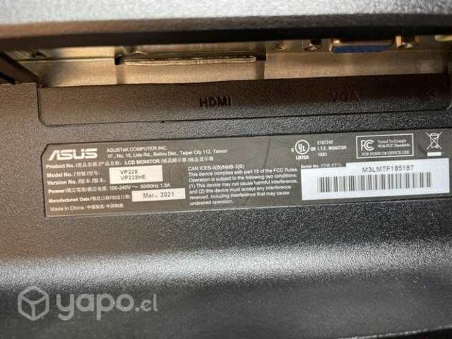 Monitor 22 Asus VP228