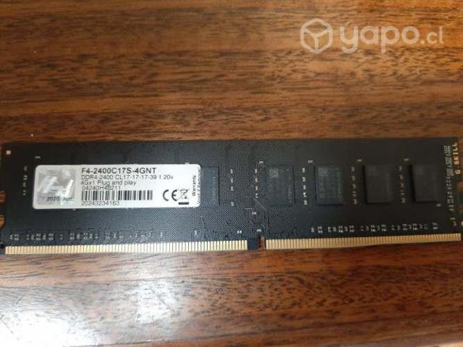 Memoria para pc ddr4 4gb