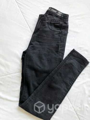 Pantalones 34/36 negros jaspeados