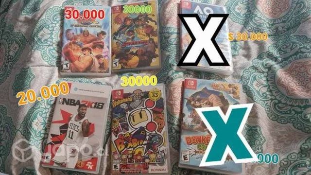 Juegos Nintendo switch y mando pro