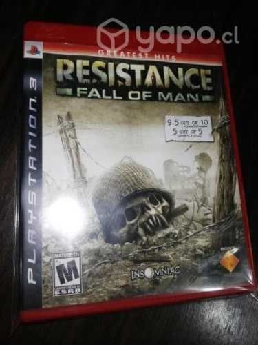 Resistance. fall of man. ps3. hablado en español.