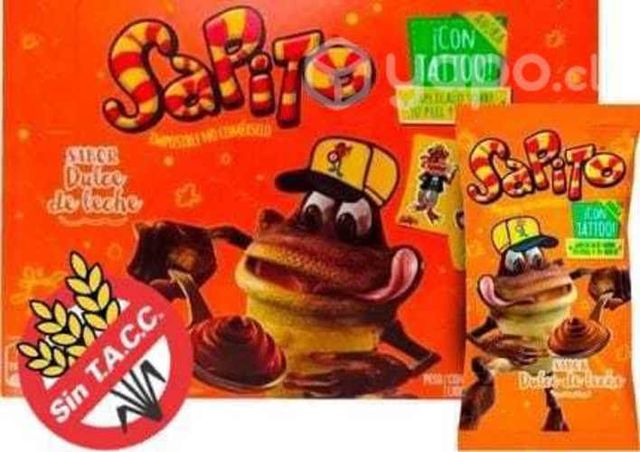 Sapito dulce de leche sin gluten
