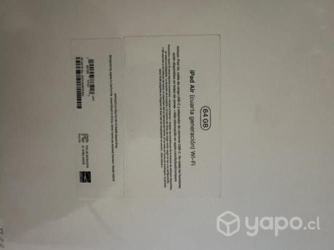 IPad Air cuarta generación 64gb