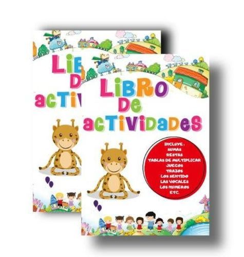 12 libros de actividades 25.000