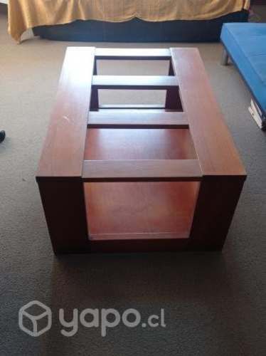 Mesa de centro Madera y vidrio