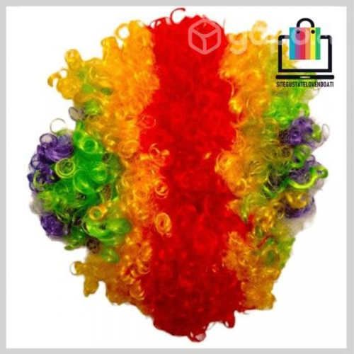 Peluca Multicolor Payaso