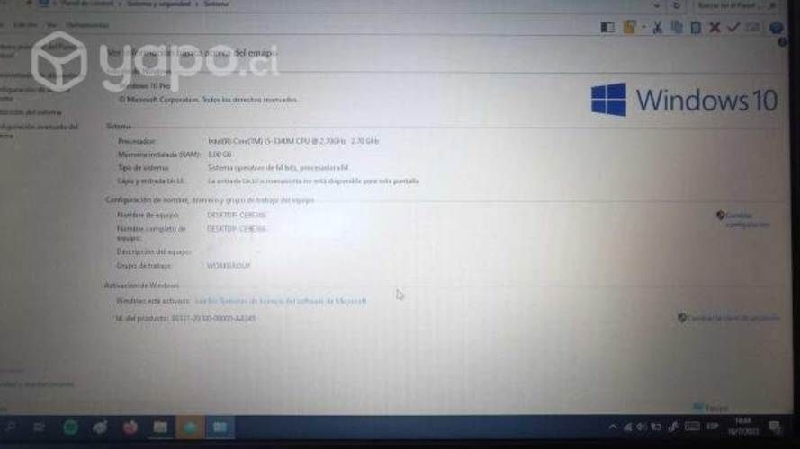 NOTEBOOK DELL latitude E6430 i5 8gb ram 1,377tb