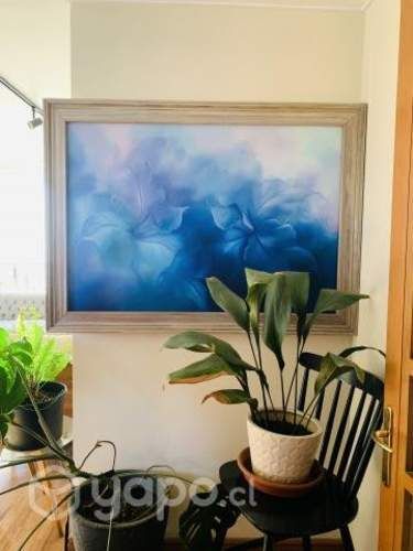 Hermoso cuadro en tonos azules