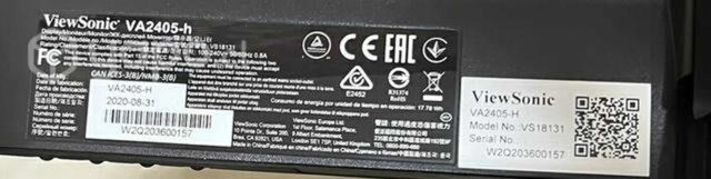 Monitor prácticamente nuevo