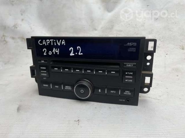 Radio Vehículo Chevrolet Captiva 2014