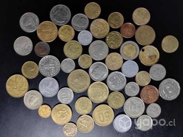 50 monedas sudamericanas