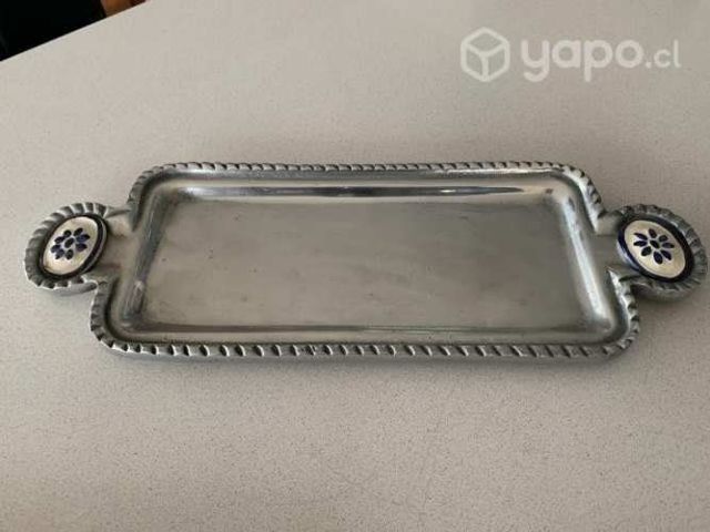 Bandejas de peltre. Hay 4 diferentes.Precio x unid