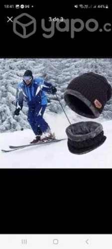 Conjunto gorro y bufanda invierno