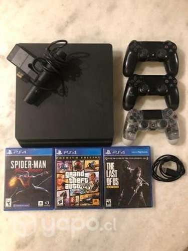 Playstation 4 + 3 juegos + 3 controles + 1 camara