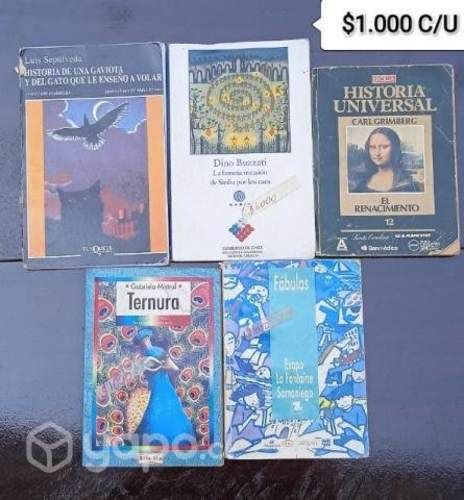Libros usados escolares.